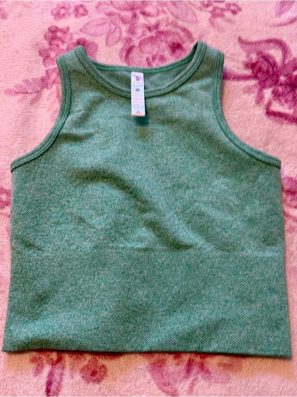 Kids Green Tank Top - Classic Sleeveless Tee